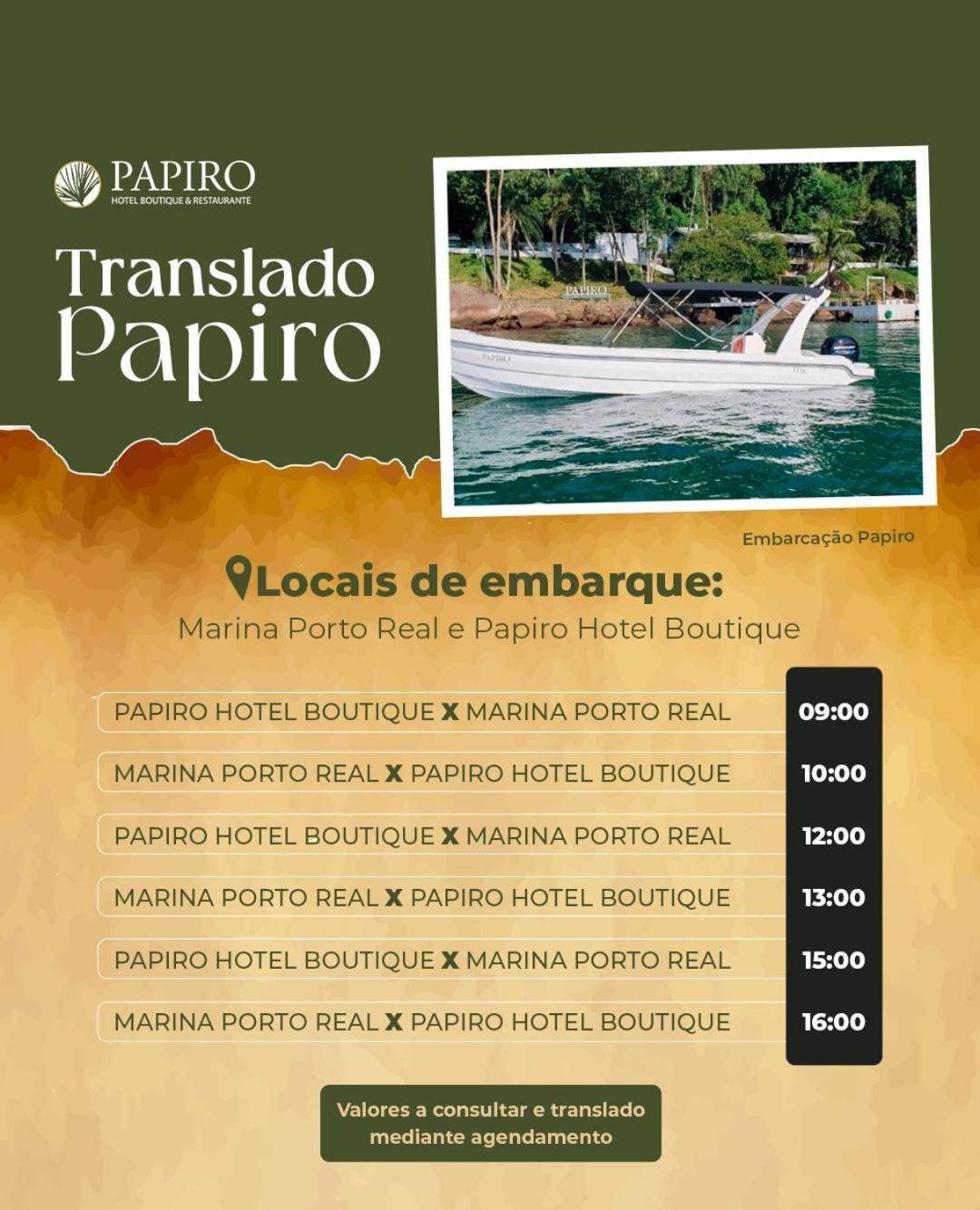 Pousada Papiro Boutique Abraão Dış mekan fotoğraf